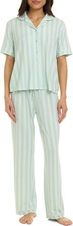 Flora Nikrooz Brenna 3-Piece Pajamas in Seafoam at Nordstrom Rack, Size X-Large