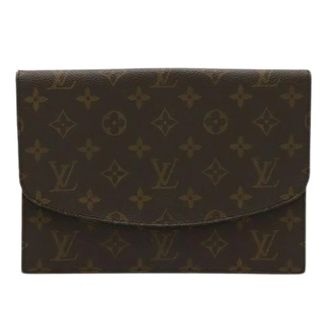 Louis Vuitton Vintage, unisex, Bruin, ONE Size, Tweedehands Canvas Louis Vuitton tassen