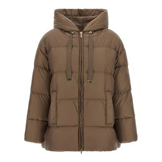 Max Mara Nerine Down Jacket - Jackets - Mujer - Marr&oacute;n - 2XS