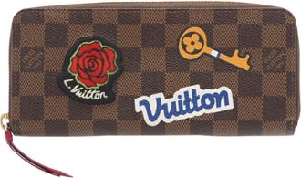 Louis Vuitton Damier Brown Coated Canvas Long Wallet (Bi-Fold) (Pre-Owned)