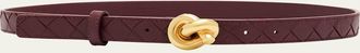 Bottega Veneta Intrecciato Leather Knot Belt
