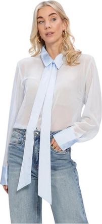 Gestuz Dames, Blouses & Shirts, Blauw, Maat: XS Viscose