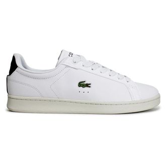 Lacoste Carnaby Pro Leather Synthetic Mens Comfort Trainers - White Dark Green - Size:UK 11