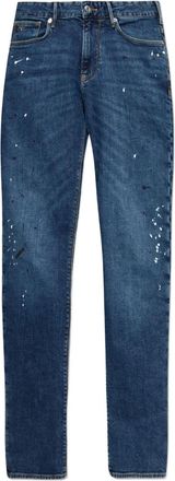 Emporio Armani Jeans con stampa effetto vernice - Blu