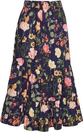 Cara Cara Chase midi skirt - Blue