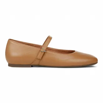 Vionic Womens Alameda Mary Jane Shoes In Camel