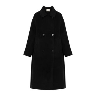 Lisa Yang Abrigo Doble Botonadura - Coats - Mujer - Negro - S