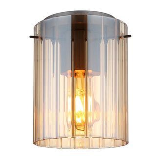 Globo Lighting Plaf&oacute;n - Tulivar - &Aacute;mbar - Vidrio - &Oslash; 18cm - E27