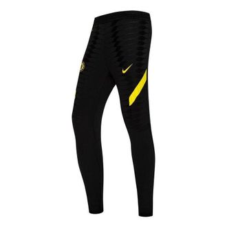 Nike Chelsea FC Elite Pants Black Yellow CW1109-010