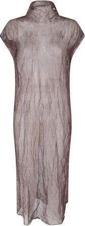 Antonelli Echinacea Midi Jurk - Dames - Casual kleedjes - Bruin - S - Kleedjes