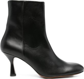 ATP Atelier 80mm Carisio boots - women - Leather/Calf Leather/Calf Leather - 40 - Black