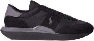 Polo Ralph Lauren Sportieve Nylon Baskets Train 89 - Heren - Sneakers - Zwart - 40 EU - Nylon - Schoenen