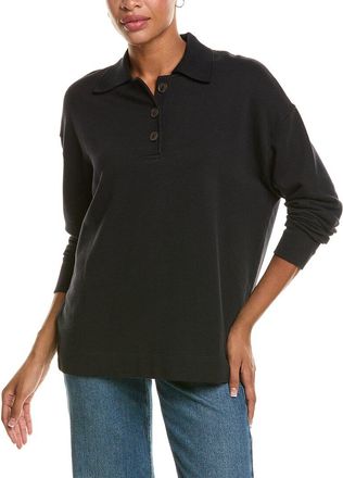 Vince Rib Trim Polo Shirt