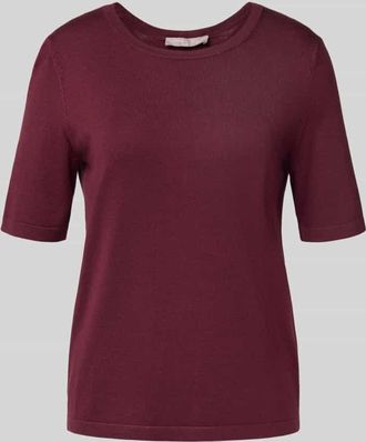 Christian Berg Strickpullover mit 1/2-Ärmel in Pflaume, Größe 34