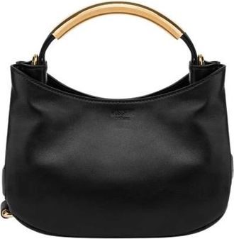 Moschino Small Handle Me Bag - Dames - Handtassen - Zwart - ONE Size - Katoen - Tassen