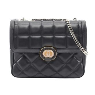 Gucci Pre-owned Shoulder Bags, female, Black, Size: ONE SIZE Pre-owned Vintage Shoulder Bag