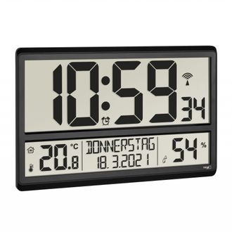 TFA Tfa-dostmann 60.010709 Estaci&oacute;n Meteorol&oacute;gica Digital Negro Bater&iacute;a
