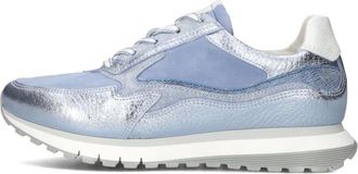 Gabor Schoenen, Dames, Blauw, 36 EU, Leer, Blauwe Sneakers
