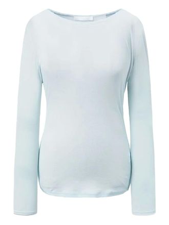 Amomento boat neck top - Blue