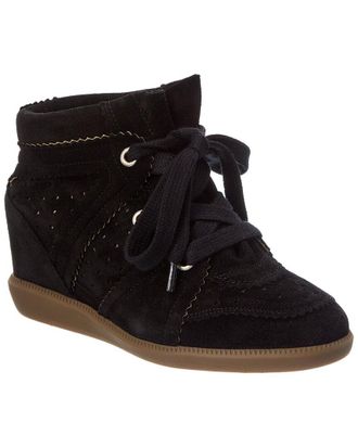 Isabel Marant Bobby Suede Wedge Sneaker