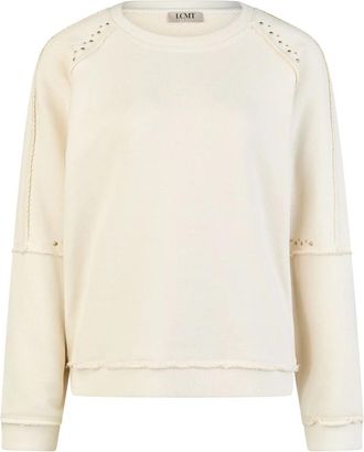 LeComte Rodeo Street Sweatshirt - Dames - Sweatshirts - Beige - XL - Katoen - Hoodies & sweatvesten