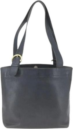 Coach Pre-owned Tote Bags, female, Black, Size: ONE SIZE Pre-owned Leather Tote Bag