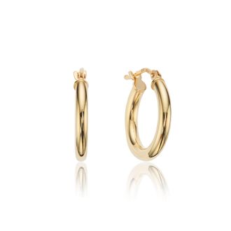 Lily & Roo Gold Small Rounded Hoop Earrings