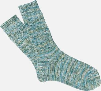 Anonymous Ism Mens Anonymous Ism 5 Colour Mix Crew Socks - Green - Size: 12.5/11.5/12/11/13.5/14/14.5/15/15.5/16/9.5/9/10/10.5/13