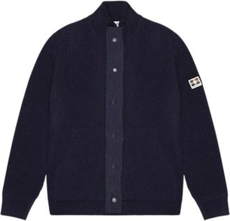Aquascutum Zip-throughs - Heren - Vesten met rits - Blauw - S - Hoodies & sweatvesten