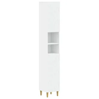 vidaXL Armario De Ba&ntilde;o Con Estante Abierto Delft Blanco Vidaxl