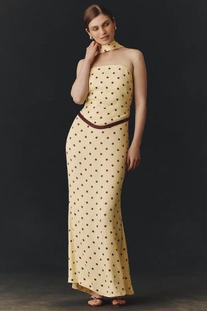 BHLDN Strapless Maxi Dress
