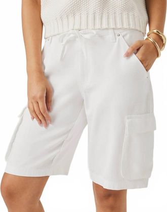 Splendid Lounge Denim Cargo Short In White