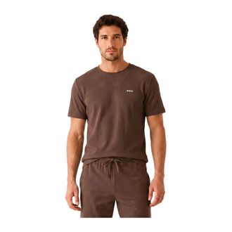 HUGO BOSS Hombre, Camisetas, Marr&oacute;n, Talla: L
