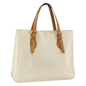 Louis Vuitton Pre-owned Tote Bags, female, Beige, Size: ONE SIZE Pre-owned Vintage Patent Leather Shoulder Bag