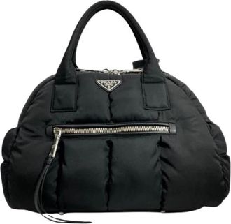Prada Pre-owned Vintage Handbag - Dames - Vintage Handtas - Zwart - ONE Size - Nylon - Vintage