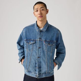 Levi's Relaxed Trucker Jacket - Mens - XL - Blue
