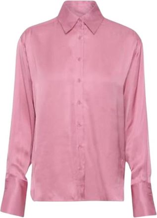 Inwear Losvallend Lange Mouwen Blouse - Dames - Overhemden - Roze - XL - Overhemden