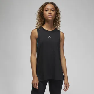 Nike Jordan Womens Jordan Sport Diamond Tank Top in Black | FB4629-010