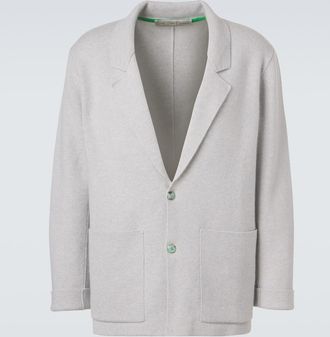 God's True Cashmere Cashmere blazer with amethyst