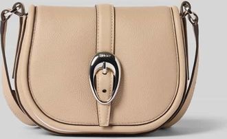 HUGO BOSS Umh&auml;ngetasche mit Magnet Verschluss Modell Jaina_Saddle in Beige, Gr&ouml;&szlig;e 1