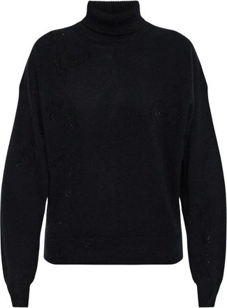 Zadig&Voltaire Souly Cashmere Sweater - Dames - Coltruien - Zwart - S - Kasjmier - Truien & Vesten