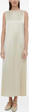 By Malene Birger sleeveless open-back maxi dress - Neutrals