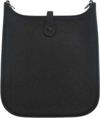 Herm&egrave;s Pre-owned Evelyne Cross Body Bag - Dames - Vintage Schoudertas - Zwart - ONE Size - Leer - Vintage