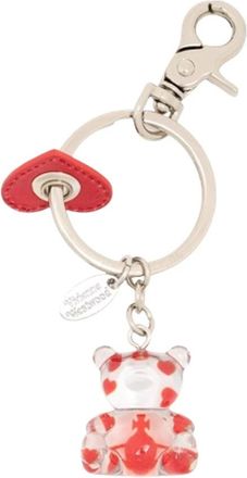 Vivienne Westwood Keyrings, unisex, Red, Size: ONE SIZE Teddy Resin Keyring