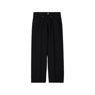 Christophe Lemaire Pantalones rectos de cinco bolsillos - Jeans - Hombre - Negro - XL