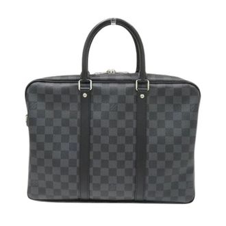 Louis Vuitton Pre-owned Handbags, male, Black, Size: ONE SIZE Pre-owned Porte-Documents Voyage Damier Graphite Briefcase