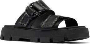 Sorel Rein CB Platform Slide Sandal in Black/Black at Nordstrom Rack, Size 6.5