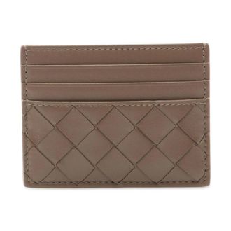 Bottega Veneta Pre-owned Wallets, female, Brown, Size: ONE SIZE Pre-owned Vintage Intrecciato Leather Card Holder