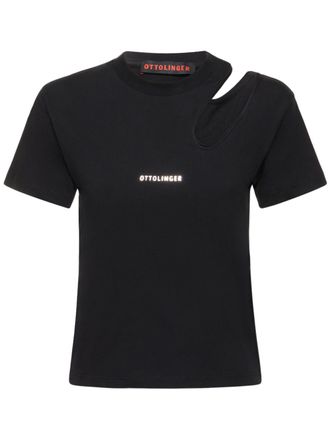 Tシャツ・カットソー OTTOLINGER Woman T-Shirt Black 1500410 BLACK Ottolinger Outlet: T-shirt woman - Black | Ottolinger t