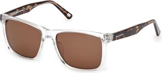 Skechers SE00047 Polarized 26H Mens Sunglasses Clear Size 54